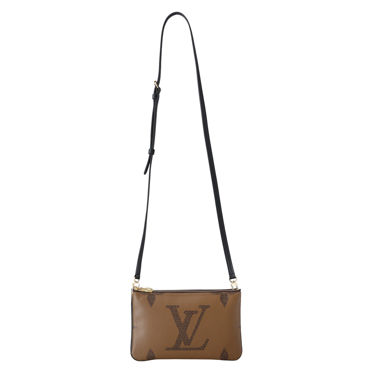 LOUIS VUITTON(USED)루이비통 모노그램 더블 집 포쉐트